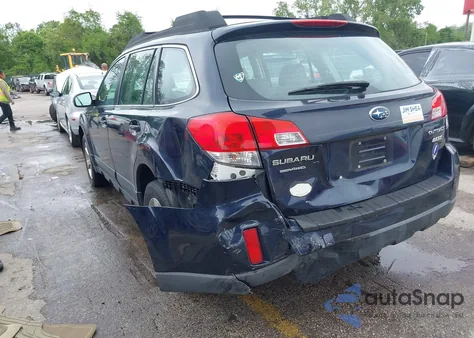 2014 Subaru Outback 2.5I из США, поврежденный, VIN 4S4BRBAC3E3209396